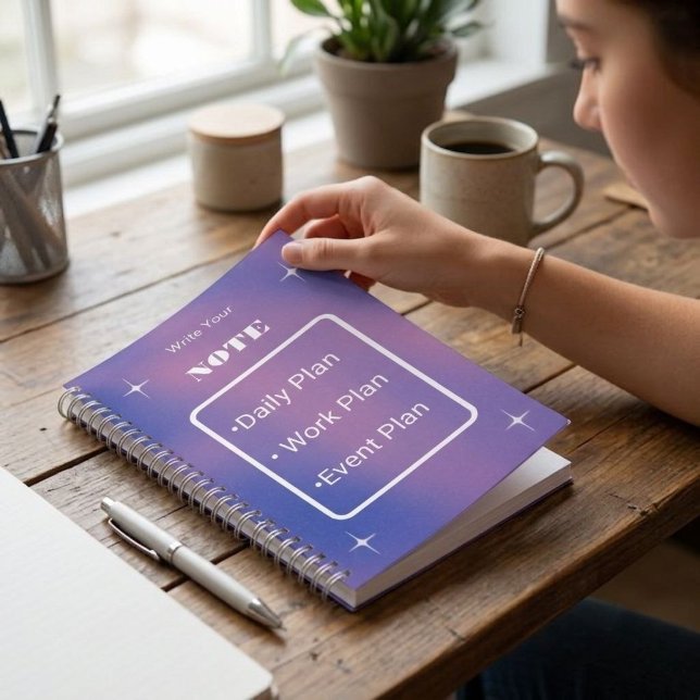 Gradient star planner Notebook (Creator Uploaded)