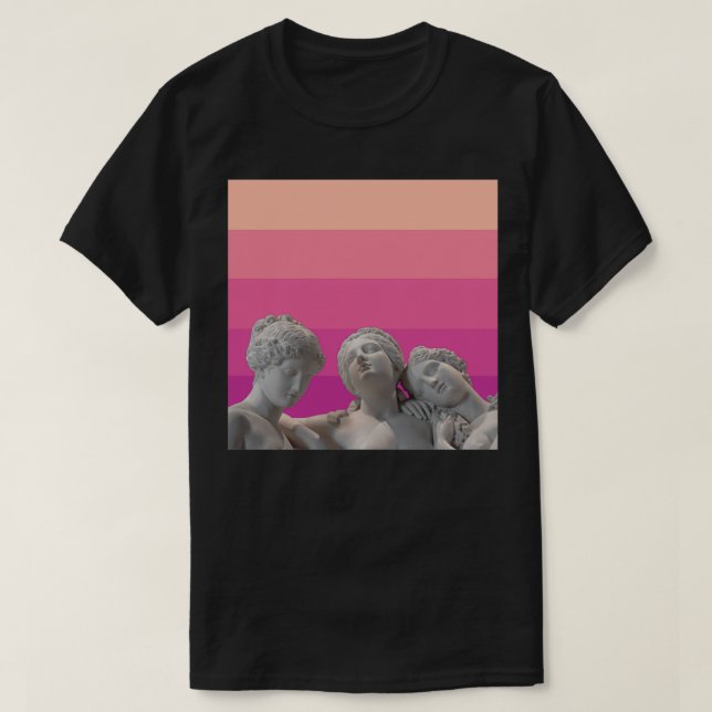 Gradient statue T-Shirt (Design Front)