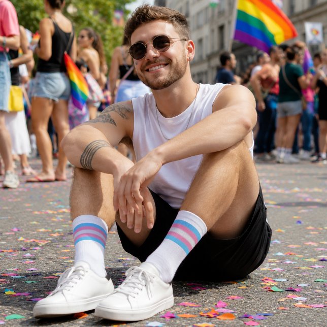 Gradient Trans Pride  Socks (Creator Uploaded)