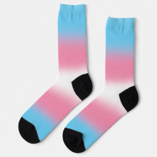 Gradient Trans Pride  Socks