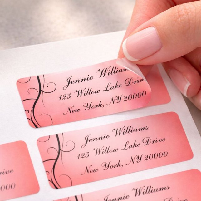 Gradient vectorielle rose et noire contemporaine (Créateur téléchargé)