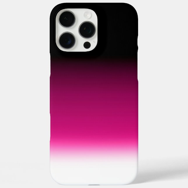 Gradient white pink burgundy Case-Mate iPhone case (Back)