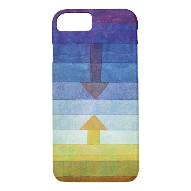 Gradient with Arrow, Paul Klee Case-Mate iPhone Case (Back)