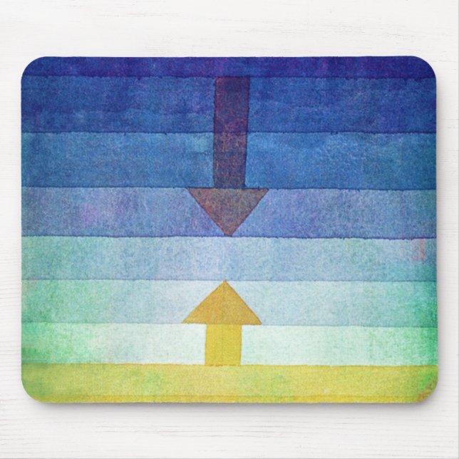 Gradient with Arrow, Paul Klee Mouse Pad (Front)