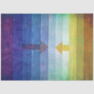 Gradient with Arrow, Paul Klee Tissue Paper
