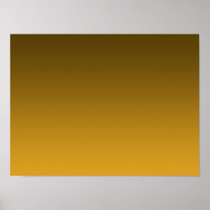 Gradient Yellow - light to deep Mood Background Poster