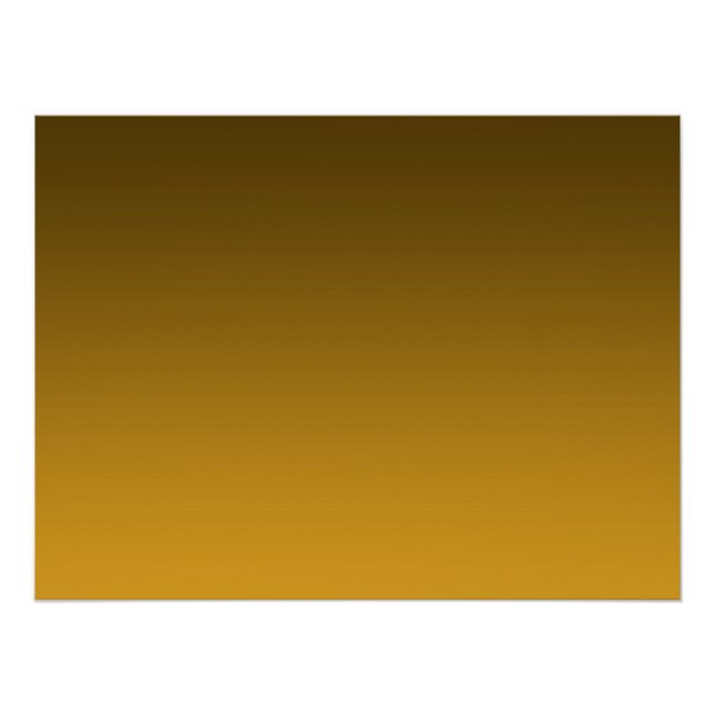 Gradient Yellow - light to deep | Mood Background| Poster (Front)