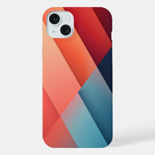 Gradients in red and blue shades iPhone 15 plus case