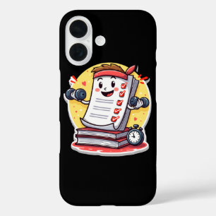 Grading Papers Is My Cardio gift for teachers iPhone 16 Case