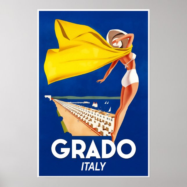 Grado, Italy travel poster (Front)