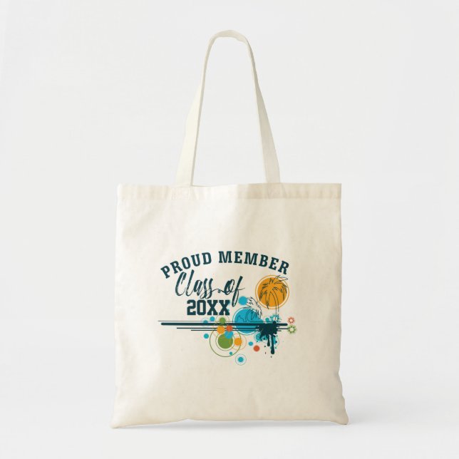 Grads Class of Custom Year Graduation Tote Bag (Front)