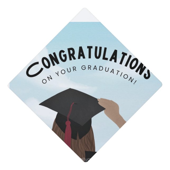 graduaction  graduation cap topper (Front)