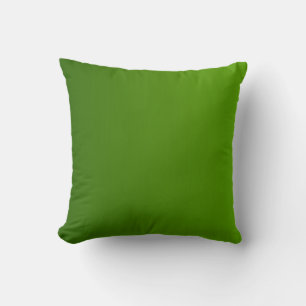 Gradual Green Throw Pillow