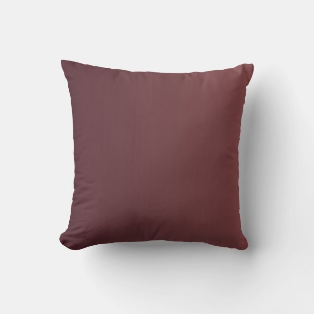 Gradual Mauve Throw Pillow (Front)