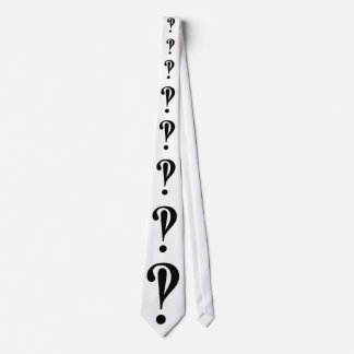 Gradually Growing Interrobang Tie