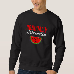 Gradually Watermelon Fruit Vendor Sweatshirt