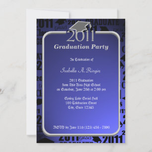 Graduatation 2011/ Sapphire Blue Invitation