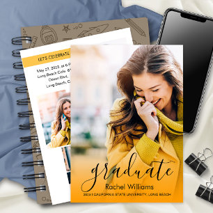 Graduate 2023 Photo Invitation Party Announcement