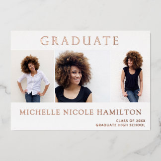 Graduate 3 - Faire-part photo