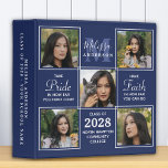 Graduate 5 Photo Collage Graduation Scrapbook Binder<br><div class="desc">Graduation Photo Album & Graduate Memory Book ~ modern and elegant photo collage graduation photo album. Customize with 5 of your favourite senior or college photos, and personalize with monogram initial, name, graduating year, high school or college initials. These unique trendy and stylish graduation binders will be a treasured keepsake....</div>