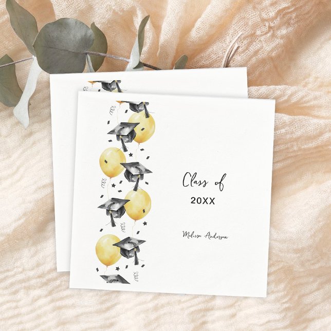 Graduate Balloons Napkin (Creator Uploaded)