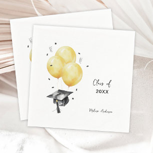 Graduate Balloons Napkin