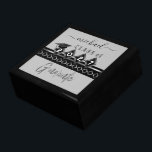 Graduate - Black & Silver - Customize Gift Box<br><div class="desc">Graduate Gift Box ready for you to personalize. Background colour can also be changed. ✔NOTE: ONLY CHANGE THE TEMPLATE AREAS NEEDED! 😀 If needed, you can remove the text and start fresh adding whatever text and font you like. 📌If you need further customization, please click the "Click to Customize further"...</div>