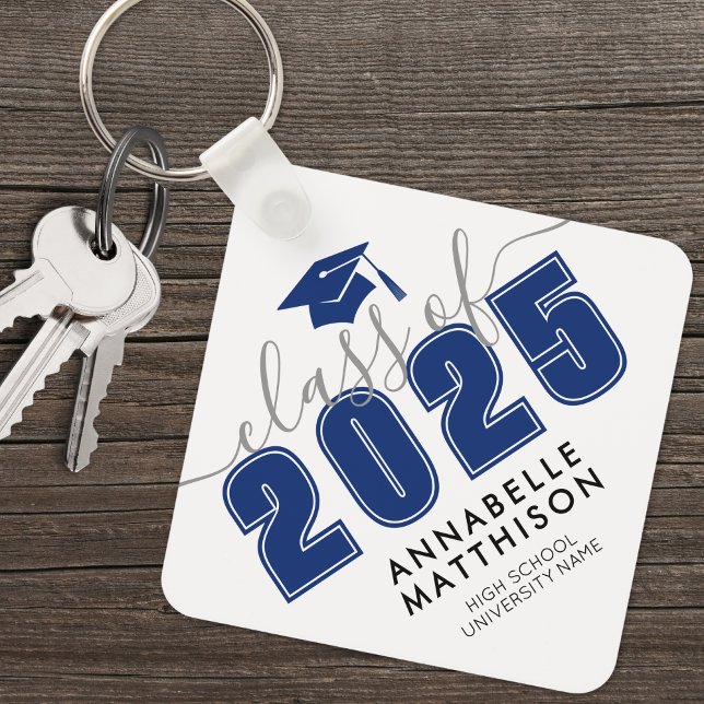 Graduate Blue Graduation Keychain (Graduate Blue Graduation keychain)