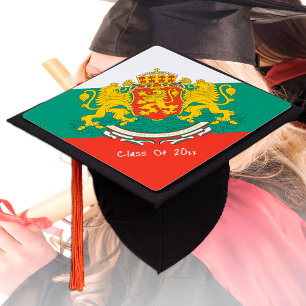 Graduate Bulgaria, Student hats, Bulgarian Flag Graduation Cap Topper