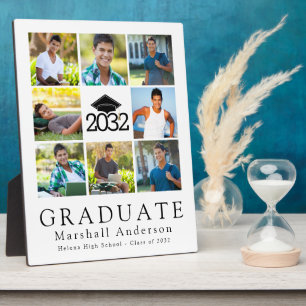 Graduate Cap Tassel Photo Collage Keepsake Plaque