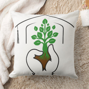 Graduate: Celebrate Every Step of Your Evolution Throw Pillow