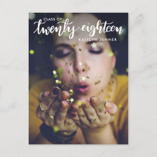 Graduate Class Of 2018   Save The Date Photo Postcard