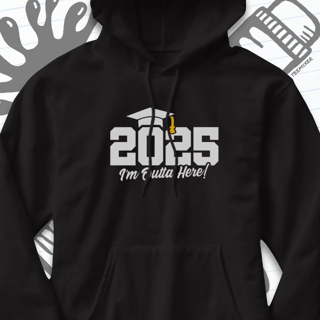 Graduate Class of 2025 Graduation Senior 2025 Hoodie (Creator Uploaded)