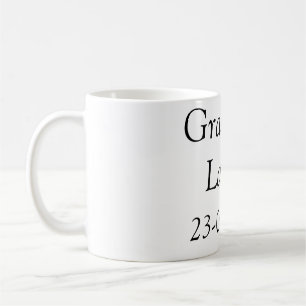 Graduate class of 20xx Congratulate add name date Coffee Mug