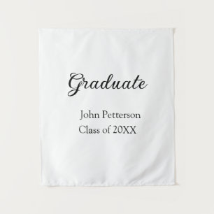 Graduate class of 20XX simple minimal graduation m Tapestry