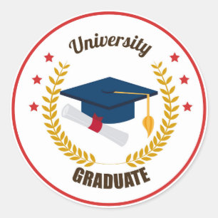 Graduate Classic Round Sticker