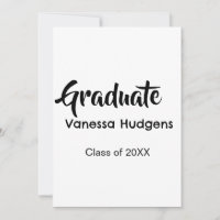 Graduate congratulations name date year class univ
