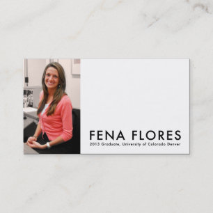 graduate custom order calling card