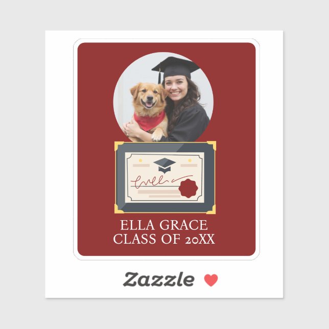 Graduate Custom Photo Graduation Frame (Sheet)