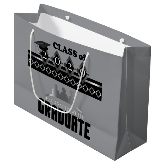 Graduate - Customize Large Gift Bag (Front Angled)
