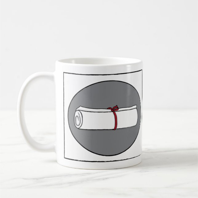 Graduate Diploma Classic White Coffee Mug (Left)