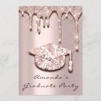 Graduate Drips Rose Powder Cap3D Effect Glam