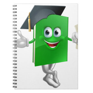 Graduate education book mascot