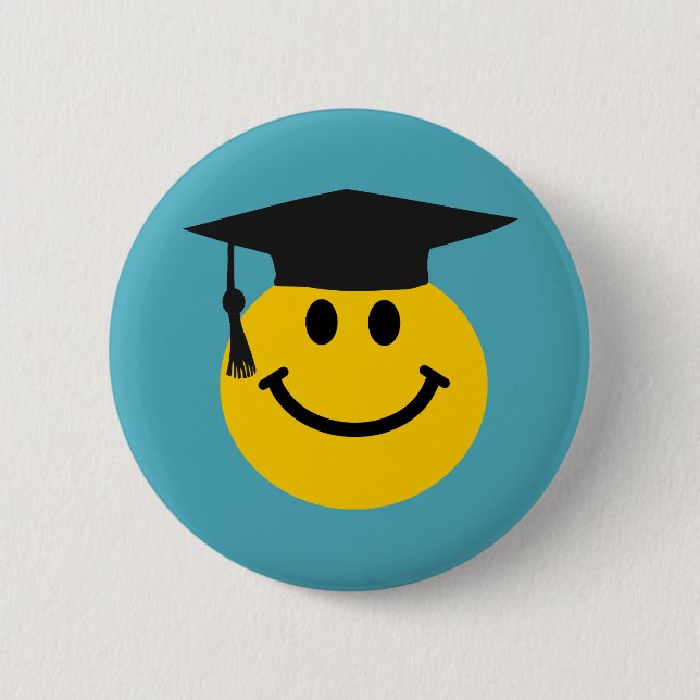 Graduate face 2 inch round button (Front)