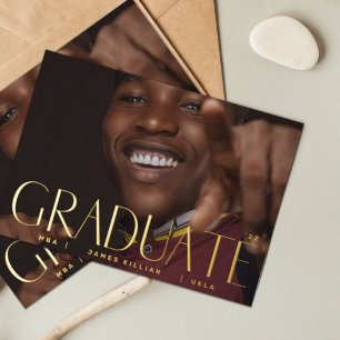 GRADUATE Foil Pressed Photo 2023 Announcement