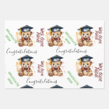 graduate gift grads party cute bear