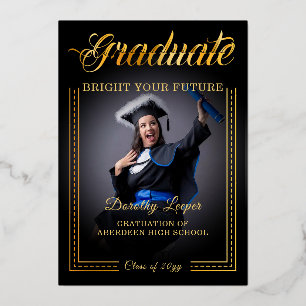 Graduate. Golden touch Brighten your future