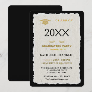 Graduate Graduation Celebration Party Modern Invitation