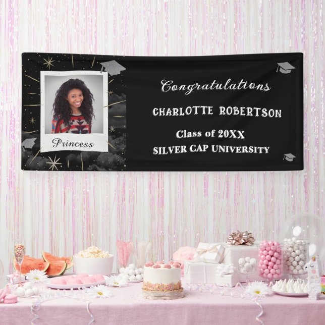 Graduate Graduation Class Photo Congratulations  Banner (Party)