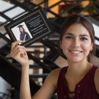 Graduate Graduation Photo School Award Custom